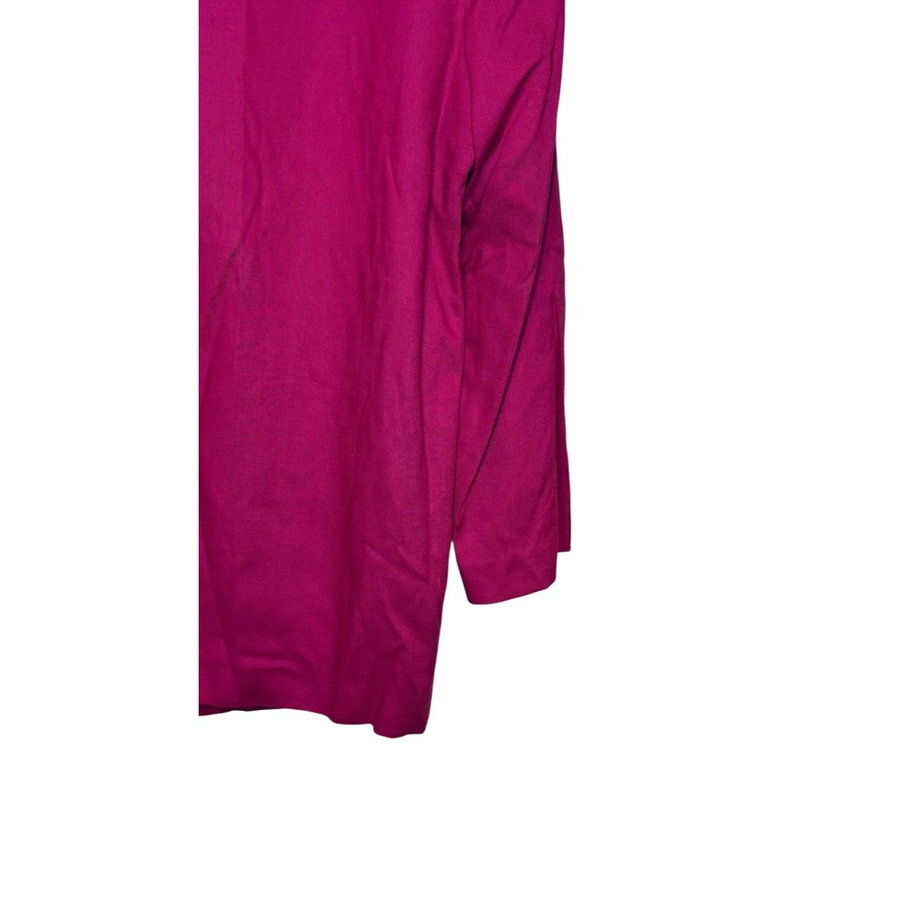 Orvis Womens Blazer Jacket Vintage Lined One Button Hot‎ Pink 12 Made In The USA - Picture 8 of 10
